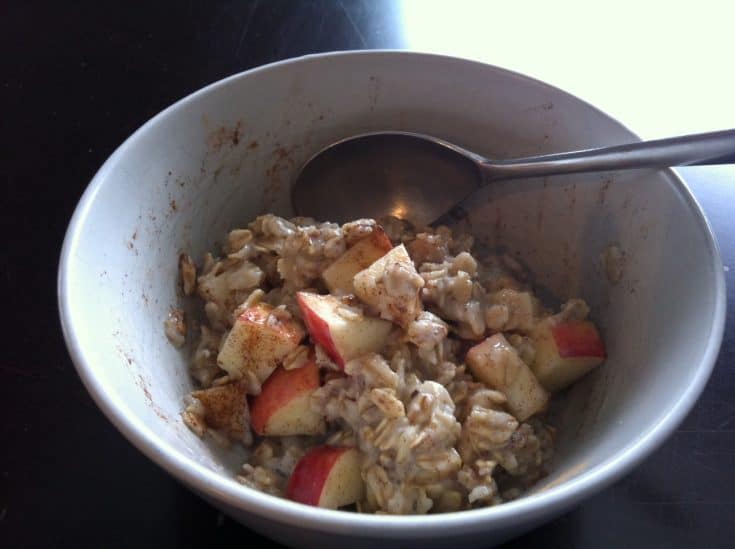 Nutty Apple Cinnamon Oatmeal
