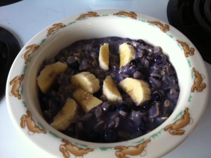Maple Almond Blueberry Oatmeal