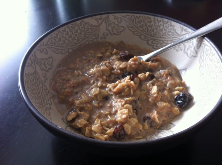 Spiced Carrot Cake Oatmeal