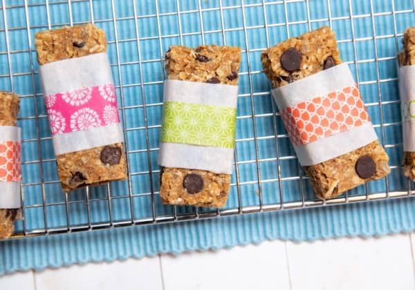 Sweet and Salty Chocolate Lentil Granola Bars