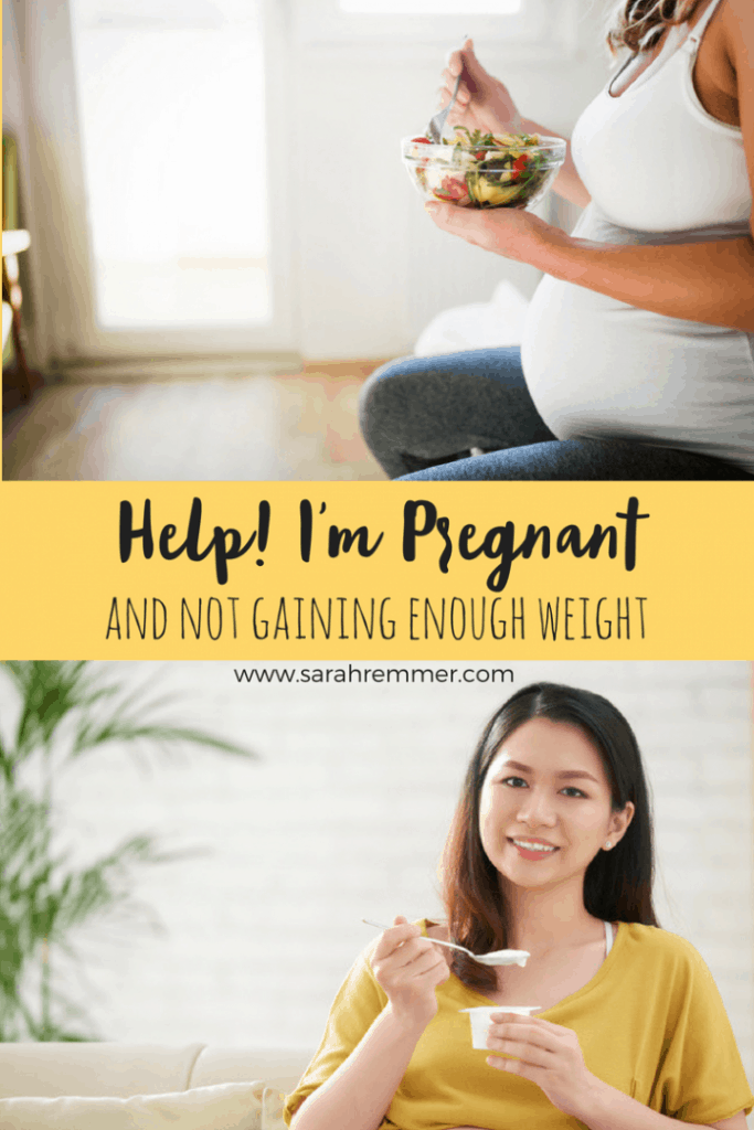 pinterest pin for gaining enough weight during pregnancy