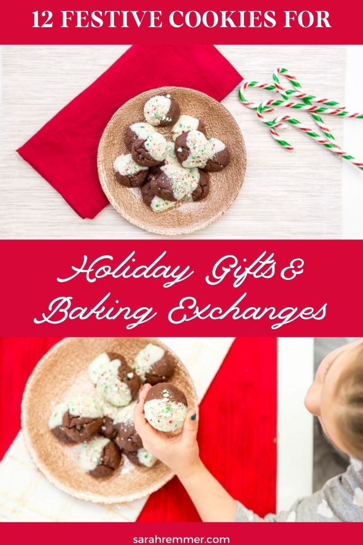 A round up of holiday cookies including gluten-free, nut-free, dairy-free, vegan and easy-to-make options!