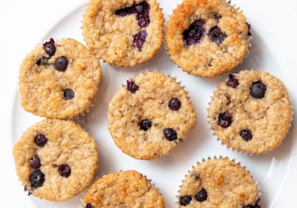 Easy Gluten-Free Blueberry Lemon Muffins