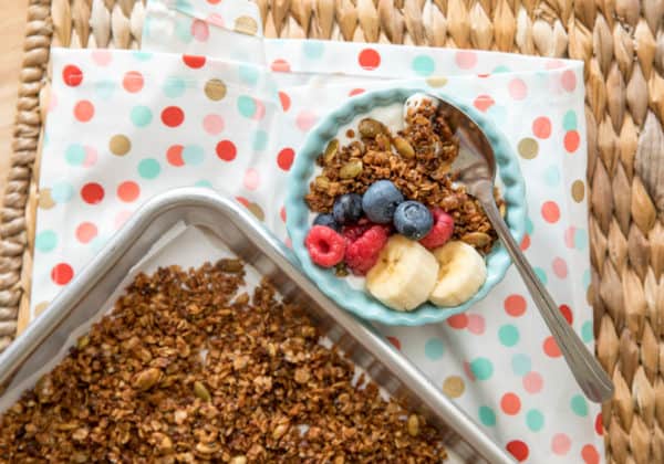 The Homemade Peanut Butter Granola That Your Kids Will Love!