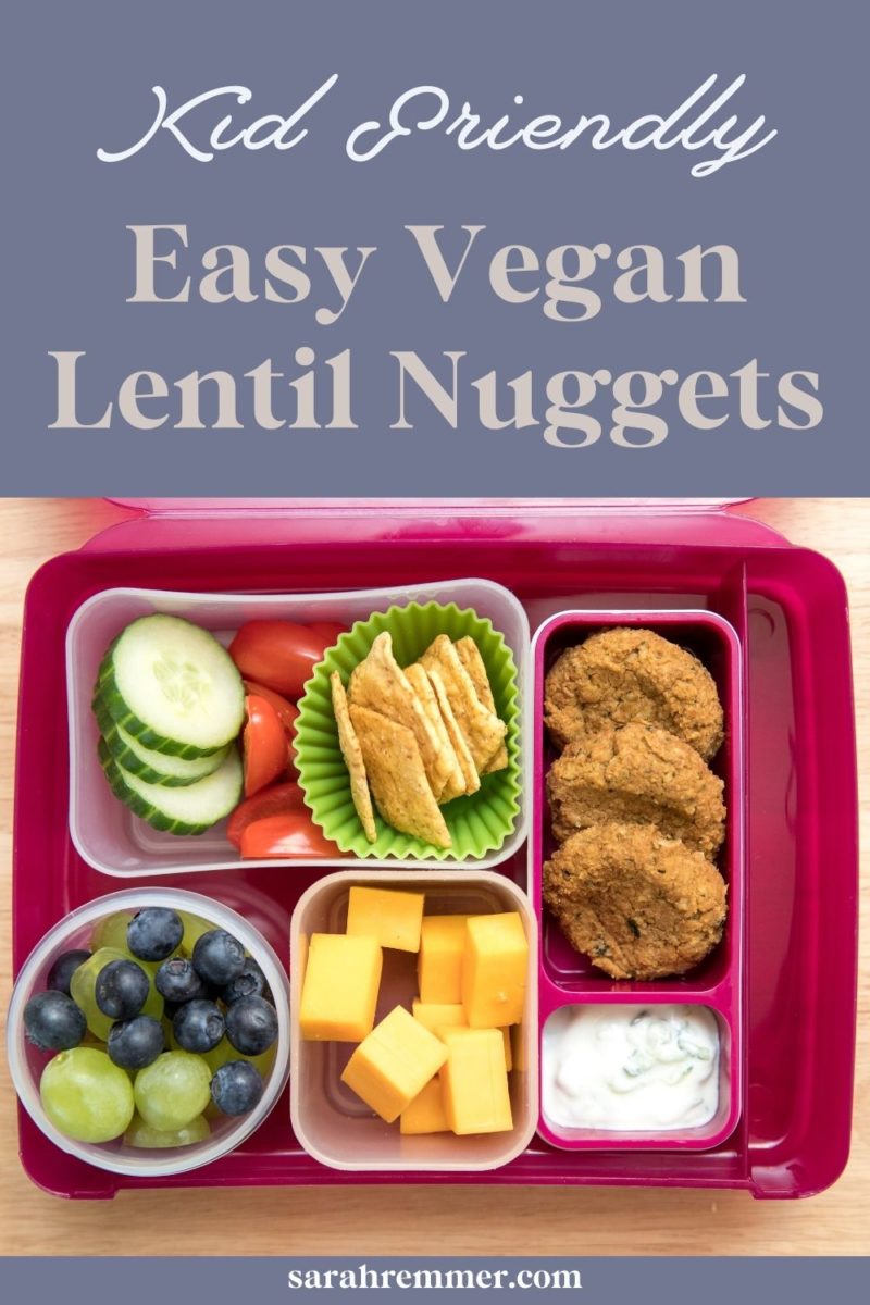 Kid-Friendly, Easy Vegan Lentil Nuggets | Sarah Remmer, Dietitian