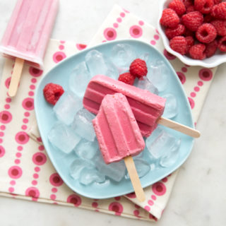 healthy raspberry creamsicles