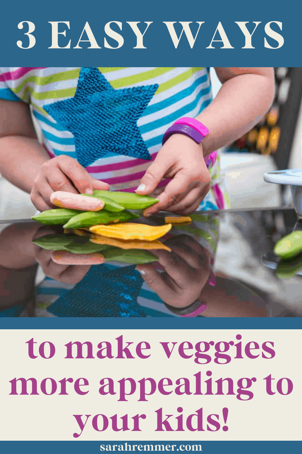 Vegetables and kids! With their scrunched-up noses and the words “that’s yucky” muttered from their mouths, it’s all familiar and completely normal! Here are three ways to make veggies more appealing to your kids!