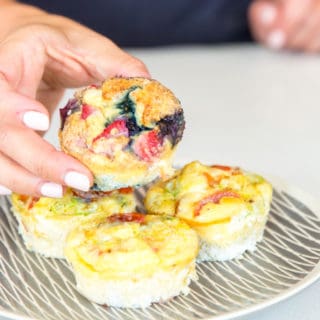 easy egg bites in muffin tin cups