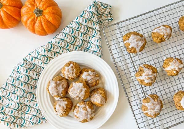 Healthier Soft and Fluffy Pumpkin Pie Cookies