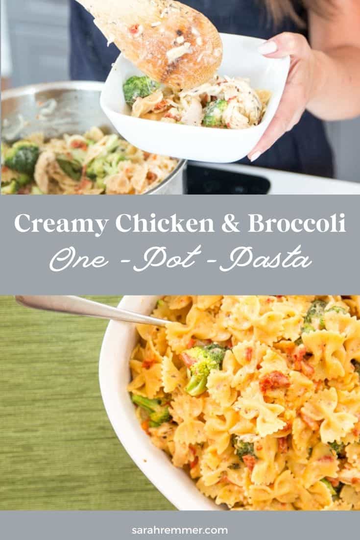 Creamy Chicken and Broccoli One-Pot Pasta
