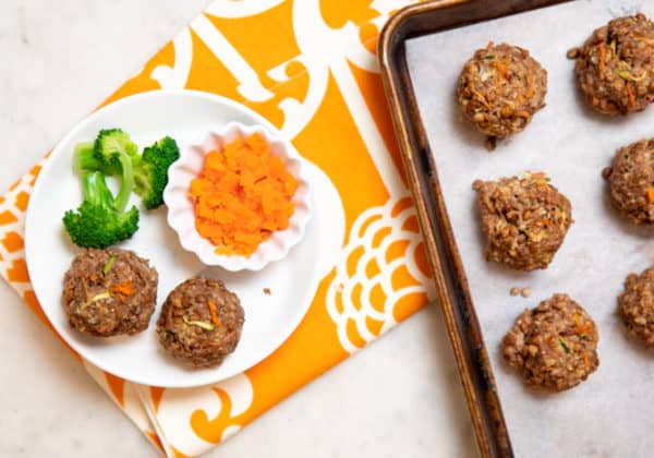 Baby-Friendly Turkey and Lentil Meatballs for Baby Led Weaning