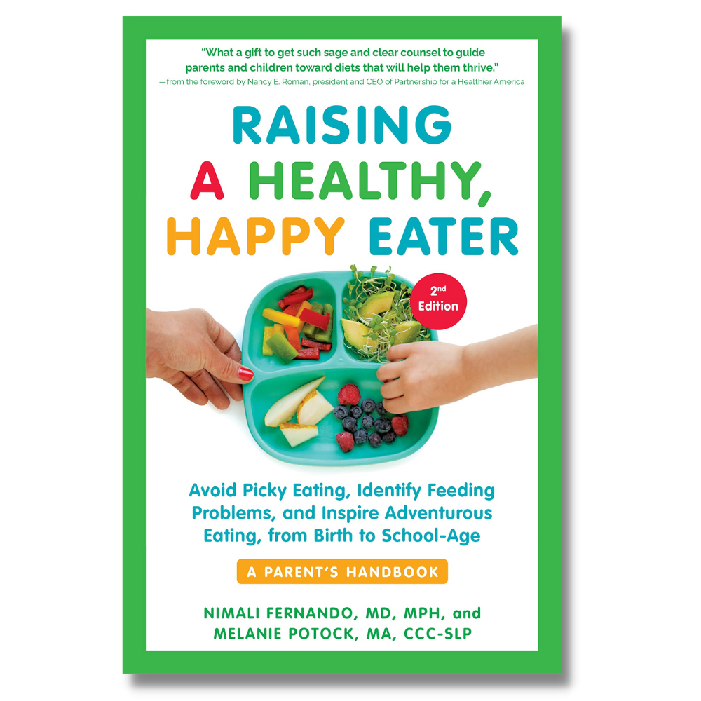 cover of book called raising a healthy, happy eater