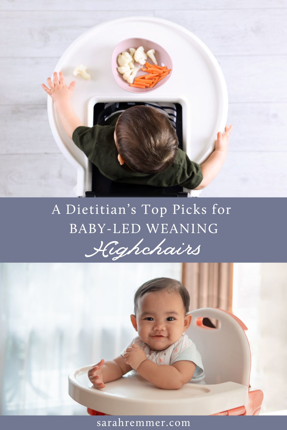Looking for baby-led weaning highchairs? Here are dietitian-approved tips for choosing the best highchair for your little one.