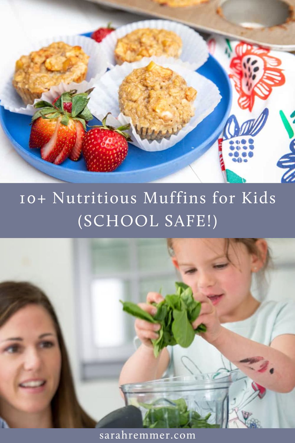 Muffins are the perfect healthy, homemade snack for kids of all ages. I rounded up 10+ nutritious muffins for kids that are also school safe!
