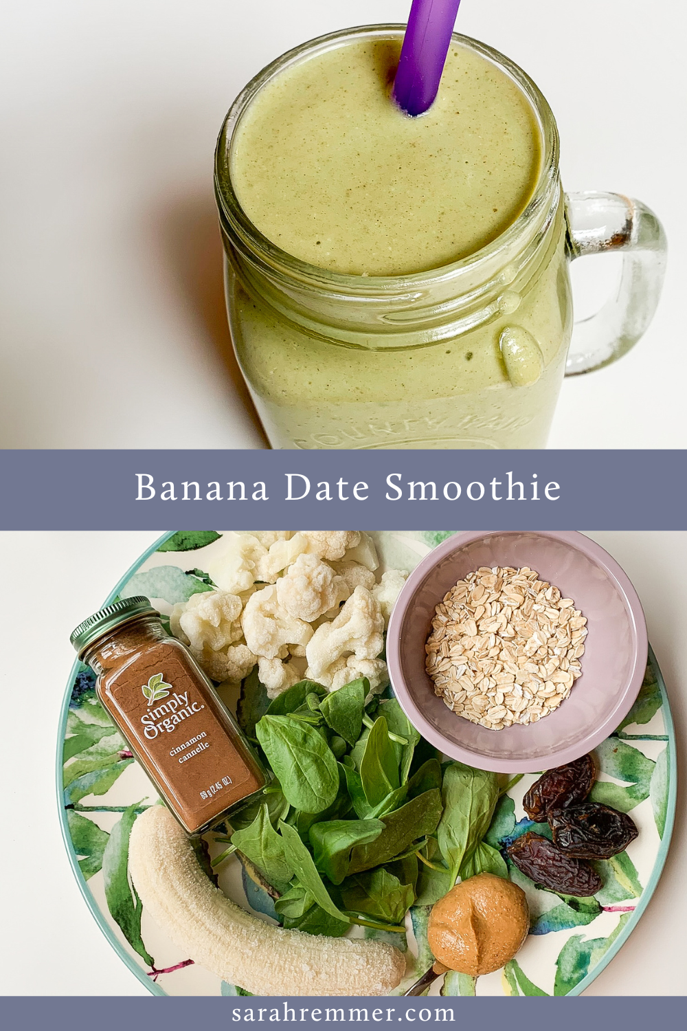 This creamy Banana Date Smoothie is jam-packed with fibre, protein, and, most importantly, yumminess! This kid-approved smoothie is nourishing enough to be meal-worthy!  