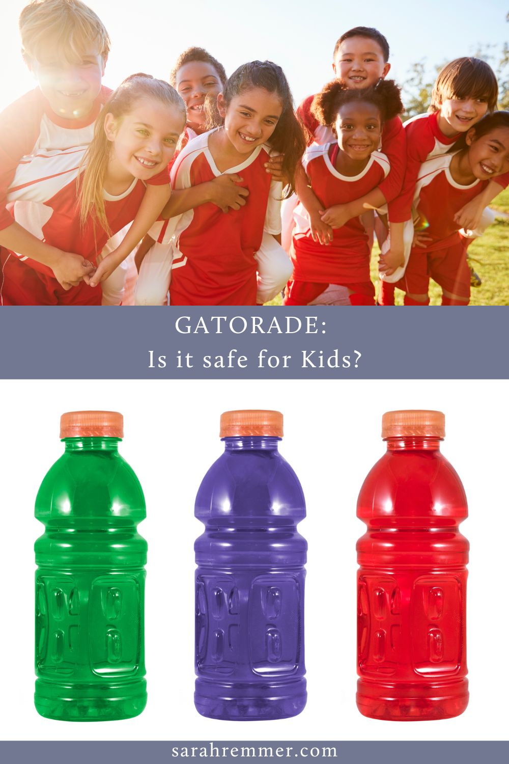 Is Gatorade safe for kids? A dietitian mom breaks down the science to clear the confusion.