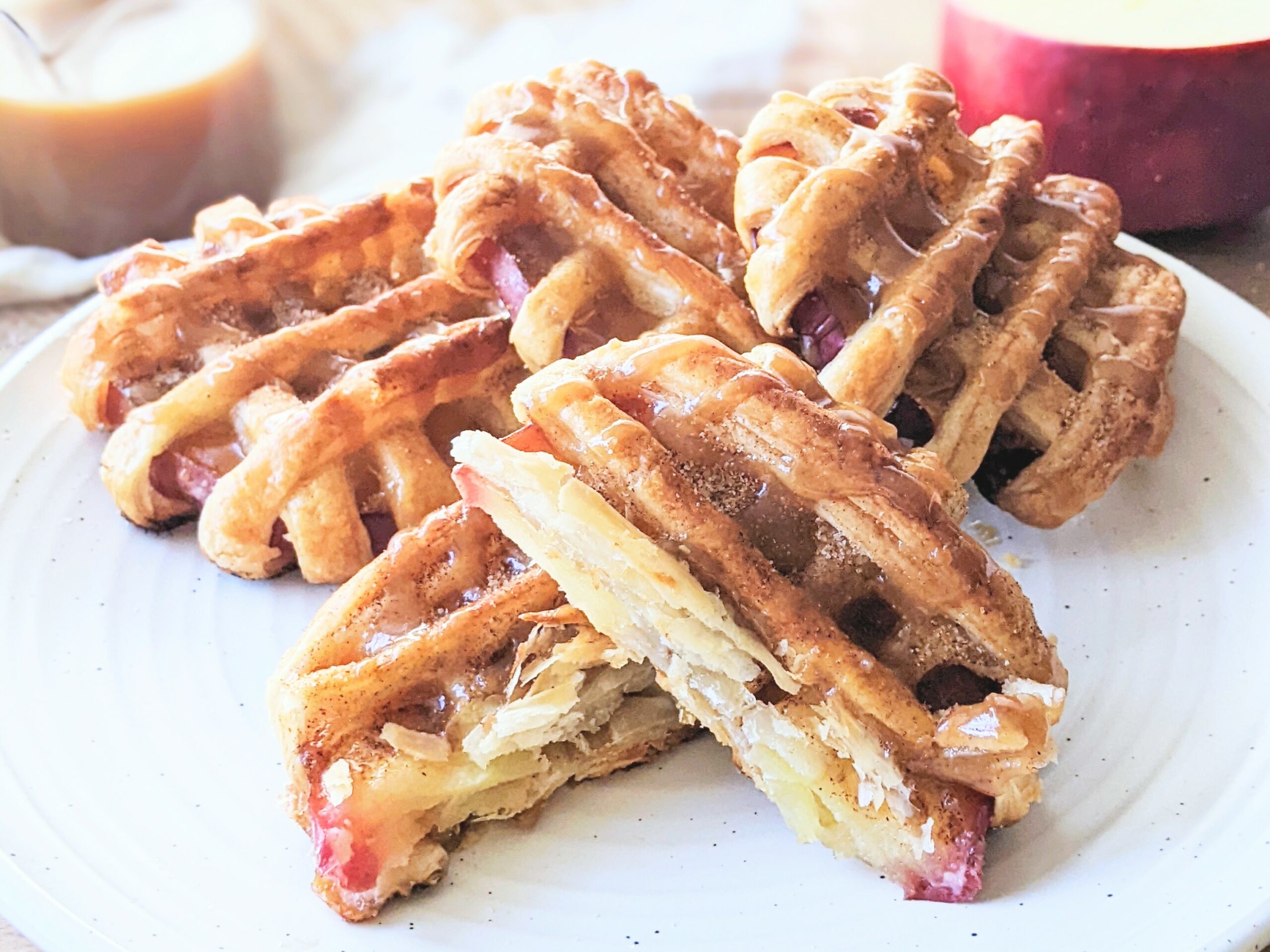 Easy Caramel Apple Puff Pastry | Sarah Remmer